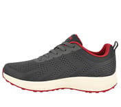 GO RUN CONSISTENT, CHARCOAL/RED Footwear Left View