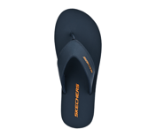 COURTWALD INDIA, NAVY/ORANGE Footwear Top View