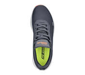 GO RUN PURE, CHARCOAL/ORANGE