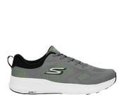 GO RUN PURE, GREY/LIME Footwear Lateral View