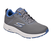 GO RUN CONSISTENT, GREY/BLUE Footwear Right View