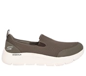 GO WALK FLEX, KKHAKI Footwear Lateral View