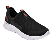 GO WALK FLEX, BLACK/ORANGE