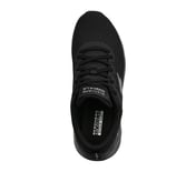 GO WALK FLEX, BBLACK Footwear Top View