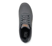 GO RUN 400, CHARCOAL/ORANGE Footwear Top View