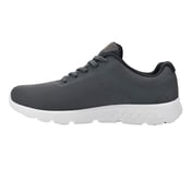 GO RUN 400, CHARCOAL/ORANGE Footwear Left View