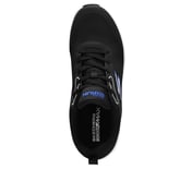 GO RUN CONSISTENT, BLACK / WHITE Footwear Top View