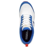 GO RUN PERSISTENCE - ENGINEER, White Blue Footwear Top View