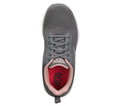 GO RUN 400, CHARCOAL/PINK Footwear Lateral View