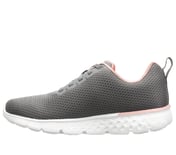 GO RUN 400, CHARCOAL/PINK Footwear Top View
