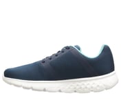 GO RUN 400, NAVY/AQUA Footwear Left View