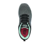 GO RUN 400, BLACK/TURQUOISE Footwear Top View