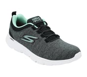 GO RUN 400, BLACK/TURQUOISE Footwear Right View