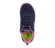 GO RUN RIDE 7, NVY/PNK Footwear Top View