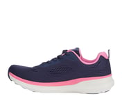 GO RUN RIDE 7, NVY/PNK Footwear Left View