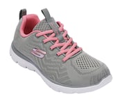 SUMMITS, GREY / CORAL Footwear Right View