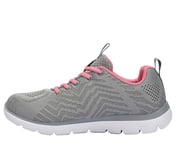 SUMMITS, GREY / CORAL Footwear Left View