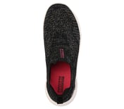 GO WALK FLEX, BLACK/MULTI Footwear Top View