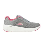 GO RUN ELEVATE, GREY / CORAL Footwear Lateral View