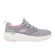 GO RUN ELEVATE, GRAY/PINK Footwear Lateral View
