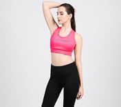 RACERBACK SPORTSBRA, HOT PINK