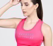 RACERBACK SPORTSBRA, HOT PINK