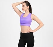 RACERBACK SPORTSBRA, PURPLE