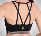 CRISS CROSS BACK BRA, BBBBLACK