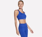 SKECHERS TEMPO BRA, BLUE/GOLD