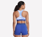 SKECHERS PACE BRA PRINTED, LIGHT BLUE/LAVENDER