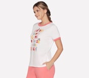 BOBS GOOD THINGS RINGER T-SHIRT, WWWHITE