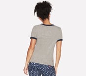 BOBS RWB RINGER T-SHIRT, GREY