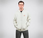 AD BURN OFF HOODIE, OFF WHITE/GREY