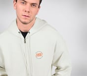 AD BURN OFF HOODIE, OFF WHITE/GREY