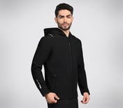 FIREFLY ZIPPER HOODIE, BBBBLACK