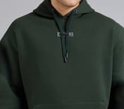 SKECHERS CORD LOOP HOODIE, BROWN/SAGE