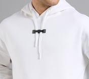 SKECHERS CORD LOOP HOODIE, WHITE