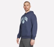 SKECH SWEATS PRESTIGE HOODIE, CHARCOAL/NAVY