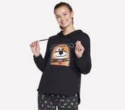 BOBS PURRRFECT TERRY POUCH PA, BBBBLACK Apparel Lateral View