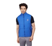 PUFFER VEST, ROYAL/BLUE Apparel Lateral View