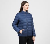 PUFFER FZ JACKET, PURPLE/BLUE