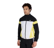 SKECHERS CUT & SEW JACKET, WHITE/LIME