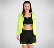 ALL WEATHER JACKET, NEON/YELLOW Apparel Right View