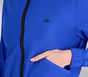 ALL WEATHER JACKET, ROYAL SILVER