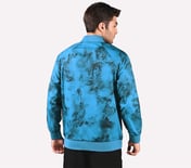 OASIS SMOKE BOMBER JACKET, LAVENDER/AQUA