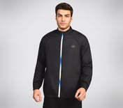 SL OMBRE JACKET, BLACK/CHARCOAL/BLUE Apparel Lateral View