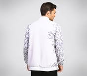 SL ASYMM SLEEVE JACKET, WWWHITE