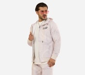 MENS PRINTED ENGINEERED JACKET, GUN METAL/PURPLE
