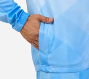 MI FAN PRINTED JACKET, WHT/NVY/BLUE