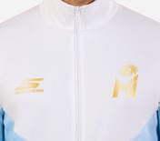 MI FAN PRINTED JACKET, WHT/NVY/BLUE